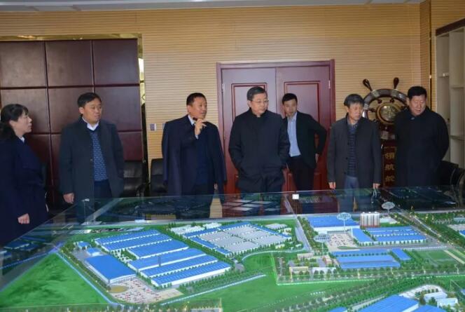 河北省工商联主席刘劲松一行莅临公海彩船6600集团参观指导