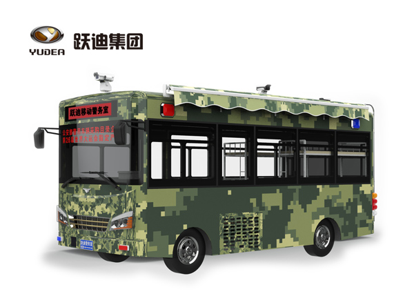 公海彩船6600军用移动警务室（燃油）