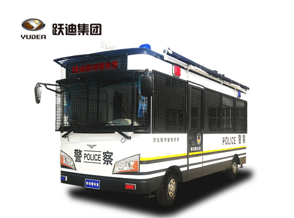 6米公海彩船6600移动警务方舱（电动）