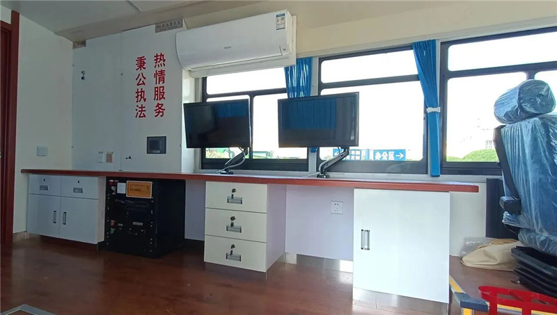 公海彩船6600集团新能源8米拓展舱警务室--城市管理新助力